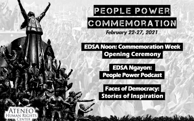 AHRC commemorates 35th Anniversary of the EDSA People Power Revolution