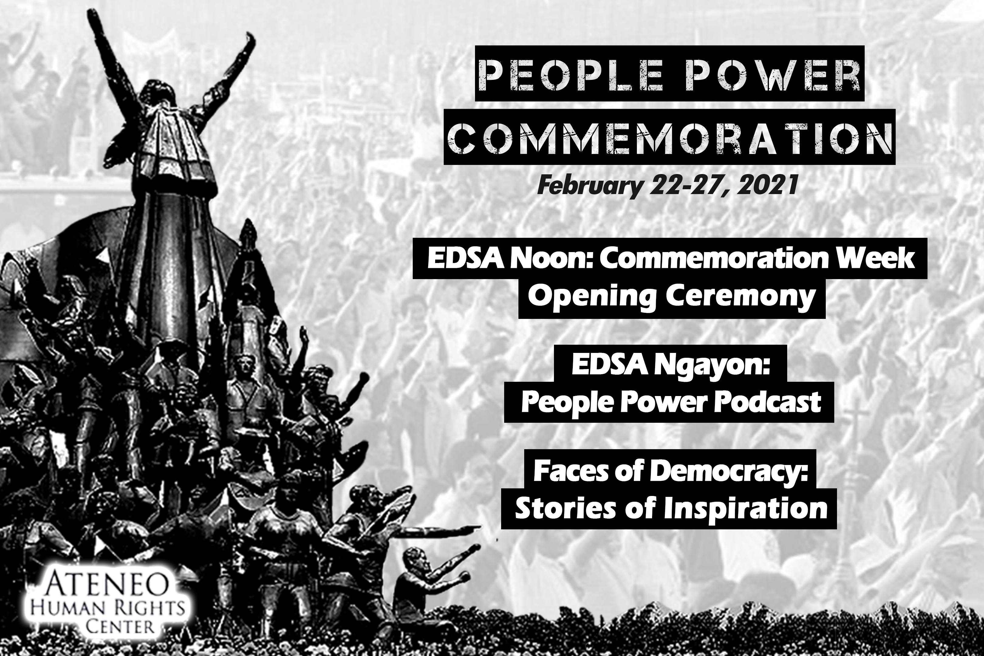 AHRC commemorates 35th Anniversary of the EDSA People Power Revolution ...